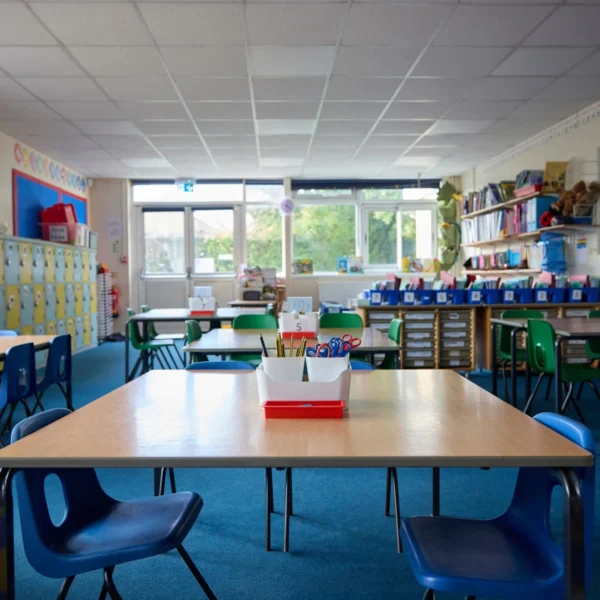 Licensed asbestos removal at Otterburn Primary School, Northumberland