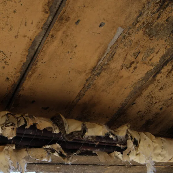 Asbestos lagging in pipes: the hidden hazard in older homes